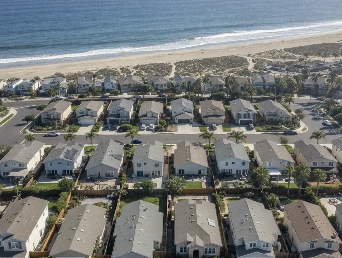 Coastal San Diego County neighborhood near Encinitas, San Diego County